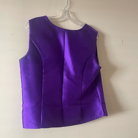 NWOT Lily & Taylor Women's Color-Blocked Design Blazer Skirt Suit Set, Size 12 - Picture 7 of 13